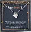 16th  Birthday Neaklace  - Sweet Sixteen Gifts For Girls 16 Year Old Girl Gifts For Birthday 16Th Birthday Gifts For Girls Sweet 16 Necklace Sweet 16 Jewelry For Teen Girl Daughter - 1