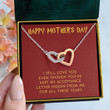 Pamaheart- Happy Mothers Day  Acceptance Letter  Interlocking Hearts Necklace - 1