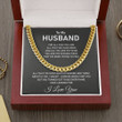 Handmade Jewelry - Personalized Gifts Custom Card Message Necklace Handmade Necklace Personalized Name To My Husband You Are Missing Piece Cuban Link Chain Necklace Gift For Husband Jewelry - 2