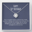 50th Birthday Necklace Gift For Woman Necklace 50th Birthday Jewelry Message Card Necklace Handmade Jewelry - 1