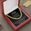 Gift For Dad Cuban Link Chain Necklace The Great Father Gift For Father Dad Gift Ideas - 1