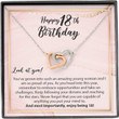 18th Birthday Necklace - Love Knot Necklace For Women Jewelry Gift For 18th Birthday 18 Birthday Gifts For 18 Year Old Girl Daughter Granddaughter Niece Sister Besties - 1