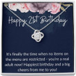 21th birthday Necklace  21th birthday gift for her  21th birthday gifts for her  21th Birthday for Women Unique Gift Necklace for Birthday Anniversary - 1