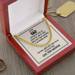 FatherS Day Gift Ideas Gift For Dad Dad Cuban Link Chain Necklace - My First Love And Forever Hero - 1