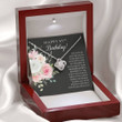 85th Birthday Necklace  Gift for her Eighty-five years old jewelry present with pink floral message card Meaningful Message Card  Gift Box for Grandma Unique Gift for Her - 2