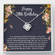 30th Birthday Necklace Handmade Jewelry - Jewelry 30th Birthday for Her Necklace Gift Thirtieth Birthday Gift for Woman Friend  Gift for Friend Love Knot You Mean So Much to Me - 1
