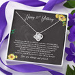 18th Birthday Necklace Gift for Girl  Love Knot Pendant Happy 18th Birthday  Necklace Gift for Daughter Sister Best Friend Girlfriend on Her 18th Birthday - 2