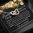 25th Birthday Necklace You Are My Best Friend My Soulmate My Everything Interlocking Hearts Necklace Jewelry Meaning Quote Print on Card Gifts for Valentine Day Birthday Anniversary - 1