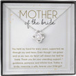 Wedding Necklace Gift Mother Of The Bride Gifts From Daughter Gift For Mom On Wedding Day Mom And Daughter Necklace Wedding Gifts Mom Love Necklaces With Light Box And Message Card - 1