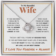 To My Wife Necklace to My Future Wife Necklace to My Soulmate Necklace For Girlfriend Forever Love Necklace - 1