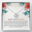18th Birthday necklace Daughter Necklace Eighteen Birthday Necklace Custom Name  Gift Girl Necklace For Birthday LK Message Card Jewelry Handmade Necklace Necklace With Message Card and Gift Box - 1