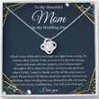 Wedding Necklace Gift Mother of The Bride Gift From Daughter Mother Of The Bride Necklace From Bride Gift Mom Of Bride Present To Mom From Bride - 1