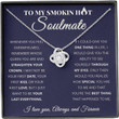 To My Smokin Hot Soulmate Necklace  Wife Gifts From Husband To My Wife Necklace Gift for Her Romantic Girlfriend Gifts Includes Message Card and Gift Box - 1