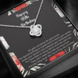 90th Birthday Necklace Grandmother Necklace 90th Birthday Filled Hearts  Lives With Love CZ Knot Necklace  Meaningful Message Card  Gift Box for Grandma Unique Gift for Her - 2