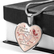 Memorial Heart Necklace As long as I Breathe youll be Remembered Memorial Gift LX347C - 2