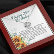 Message Card Necklace Handmade Jewelry Christmas gifts - 25th Birthday Ideas for Woman 25th Birthday Gift For Her Twenty-Fifth BirthdayBorn in 1996Birthday Necklace Pendant25th Birthday Gift - 1