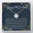 65th Birthday Necklace 65th Birthday Gift For Her Sixty Fifth Birthday Gift For Women Friend 65th Birthday Friend 65th Message Card and Gift Box Styles on Birthday Christmas Anniversary - 1