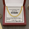 Birthday Gift For Husband To My Man From Wife Cuban Link Chain Necklace For Him Jewelry For Husband Romantic Soulmate Gift - 2