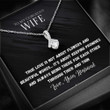 To My Wife Necklace From Husband Love Heart Necklace Wife Gifts From Husband Jewelry For Wife With Message Card - 3