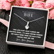 To My Wife Necklace From Husband Love Heart Necklace Wife Gifts From Husband Jewelry For Wife With Message Card - 2