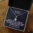 To My Wife Necklace From Husband Love Heart Necklace Wife Gifts From Husband Jewelry For Wife With Message Card - 4