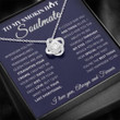 To My Smokin Hot Soulmate Necklace  Wife Gifts From Husband To My Wife Necklace Gift for Her Romantic Girlfriend Gifts Includes Message Card and Gift Box - 2