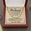 Handmade Jewelry - Personalized Gifts Custom Card Message Necklace Handmade Necklace My Husband Being Someone First Love May Be Great Cuban Link Chain Necklace Gift For Husband Jewelry - 2