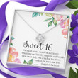 16th  Birthday Neaklace Handmade Necklace Handmade Jewelry - Customized Sweet 16 Gift Necklace Sweet Sixteen 16th Birthday Daughter Granddaughter Niece Friend - 2