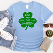 St Patrick's Day Shirts, Funny St Patricks Day Shirts, Kiss Me And Tell Me I'm Irish 2ST-07 T-Shirt