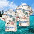 Whippet Summer Beach Hawaiian Shirt, Hawaiian Shirts for Men Short Sleeve Aloha Beach Shirt