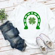 St Patrick's Day Shirts, Shamrock Irish Shirt, Horseshoe  2ST-82 T-Shirt