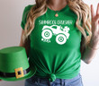 St Patrick's Day Shirts, St Patricks Shirts Irish Monster Truck Shamrock Boys 1STW 12 Sweatshirt