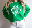St Patrick's Day Shirts, Lucky Shirt, Little Miss Lucky Shamrock 1STW 22 Sweatshirt