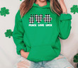 St Patrick's Day Shirts, Shamrock Shirt, Peace Love Irish 1STW 63 Sweatshirt