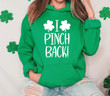 St Patrick's Day Shirts, Shamrock Shirt, Lucky Shirt, I Pinch Back 1STW 53 Sweatshirt