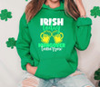 St Patrick's Day Shirts, St Patricks Day Drinking, Irish Today Hungover Tomorrow 1STW 28 Sweatshirt