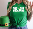 St Patrick's Day Shirts, Lucky Shirt, One Lucky Mama Shamrock 1STW 87 Sweatshirt