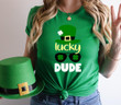 Funny St Patrick's Day Shirts, Lucky Dude Shirt 1STW 97 Sweatshirt