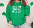 St Patrick's Day Shirts, Lucky Shirt, Shamrock Mama Shirt, One Lucky Mama 1STW 86 Sweatshirt