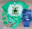 St Patrick's Day Shirts, Girl St Patrick Day, Too Cute To Pinch Shamrock 1ST-68 Bleach Shirt