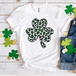 Happy St Patrick's Day Shirts, Irish Shirt, Leopard Shamrock 3ST-50 T-Shirt