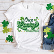 St Patrick's Day Shirts, Shamrock Shirt, One Lucky Mama 3ST-26 T-Shirt