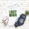 St Patrick's Day Shirts, Leopard Mama Shamrock Shirt, Lucky Mama 3ST-28 T-Shirt