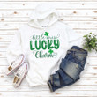 St Patrick's Day Shirts, Shamrock Shirt, Little Miss Lucky Charm 3ST-08 T-Shirt