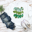 St Patrick's Day Shirts, Mama Shamrock Shirt, Mama Four Leaf Clover 3ST-32 T-Shirt