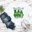 Gnomes St Patrick's Day Shirts, Shamrock Shirt, Shenanigans With My Gromies 3ST-317 T-Shirt