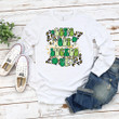 St Patrick's Day Shirts, Leopard Shamrock Shirt, Let's Get Lucked Up 3ST-13 T-Shirt