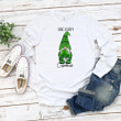 Gnomes St Patrick's Day Shirts, Shamrock Shirt, One Lucky Gnome 3ST-315 T-Shirt