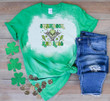 Funny St Patrick's Day Shirts, Shamrock Shirt, Shamrock And Roll 3ST-39 Bleach Shirt