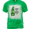 Gnomes St Patrick's Day Shirts, Shamrock Shirt, Lucky And Gnome It 3ST-311 Bleach Shirt